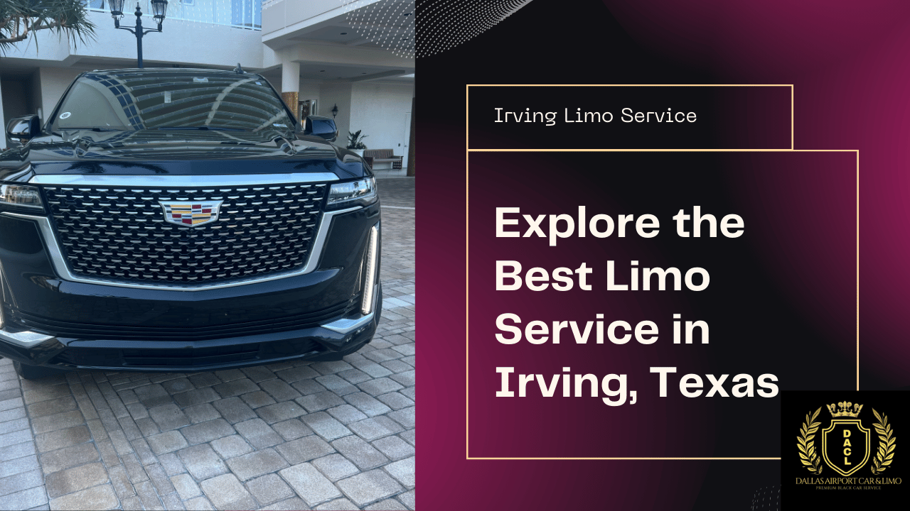 limo service in irving near ritz carlton las colinas and provide luxury black car service in last minutes to and from dfw airport with black cadillac escalade